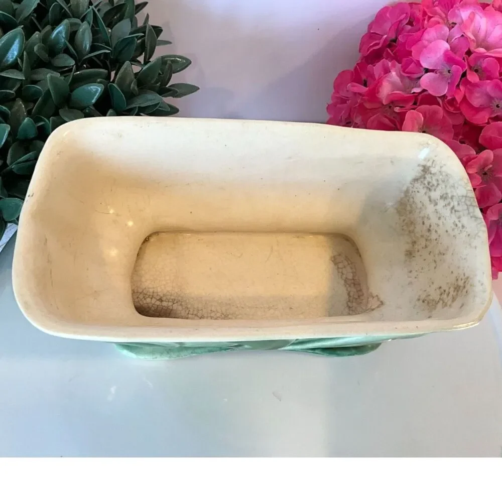 Beautiful vintage Brush McCoy Princess Line Pedestal Planter